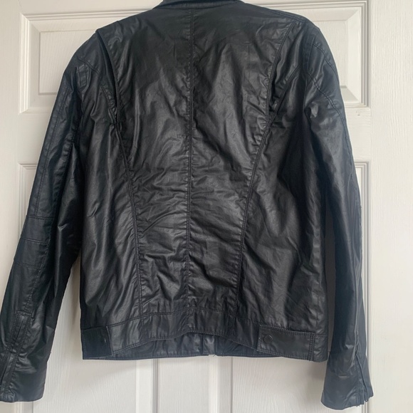 Men's Calvin Klein Leather Jacket - Picture 4 of 14